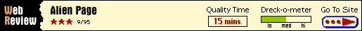 [GO TO SITE. Ratings: ***/Quality Time: 15 mins/Dreck: Med]